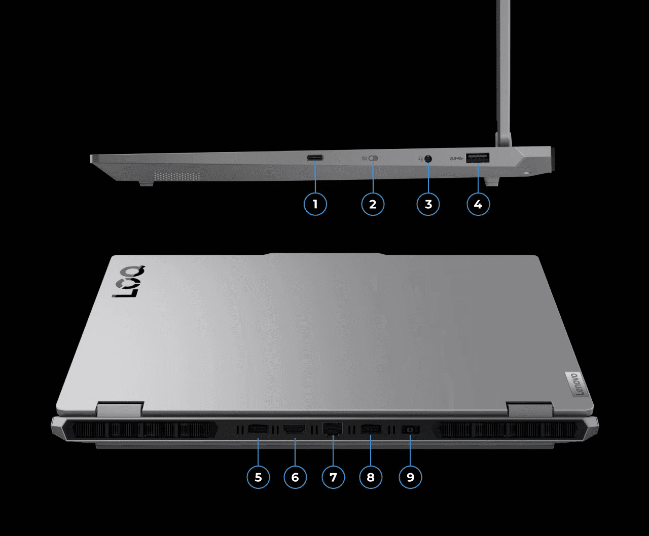 Lenovo LOQ 15IRX10 Intel i7-13650HX 2.6GHz/16G/512GB/RTX5060-15.6'FHD/Windows 11 |83JE002LUS|AI-Powered Gaming PC - Image 7