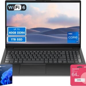 Lenovo  V15 High-Performance Business Laptop, 15.6" FHD Display, 13th Gen Intel 10-Core i7-13620H, 16GB RAM, 512GB SSD, Webcam, HDMI, Wi-Fi 6, Windows 11 Pro