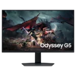 27" Inch Odyssey G5 DG502 Gaming Monitor, 2K QHD IPS Display, 180Hz Refresh Rate, 1ms (GtG) Response Time, AMD FreeSync Technology, 16.7m - LS27DG502EMXUE |