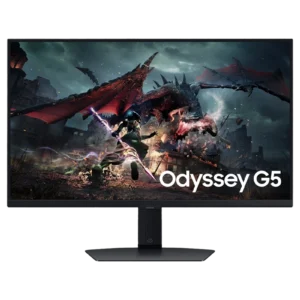 27" Inch Odyssey G5 DG502 Gaming Monitor, 2K QHD IPS Display, 180Hz Refresh Rate, 1ms (GtG) Response Time, AMD FreeSync Technology, 16.7m - LS27DG502EMXUE |