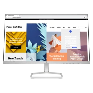 HP Series 5 524SF Monitor, 23.8" FHD IPS Display, 100Hz Refresh Rate, 5ms (GtG with Overdrive) Response Time, Tilt Adjustable, 16.7m Color Support, Silver | 94C17AS#ABV