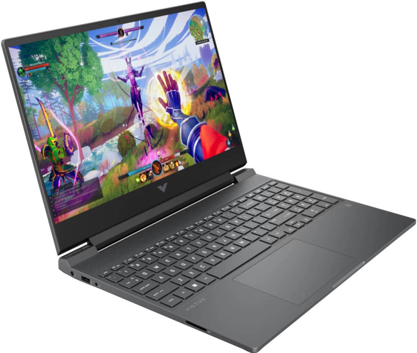 HP Victus 15-fb3093dx Gaming Laptop, 15.6" FHD IPS 144Hz Display, AMD Ryzen 7 7445HS, 16GB RAM, 512GB SSD, GeForce RTX 4050 6GB, English Keyboard, Win11, Mica silver | BM4X8UA - Image 3