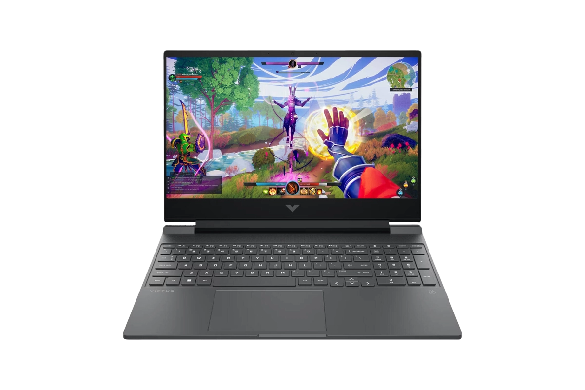 HP Victus 15-fb3093dx Gaming Laptop, 15.6" FHD IPS 144Hz Display, AMD Ryzen 7 7445HS, 16GB RAM, 512GB SSD, GeForce RTX 4050 6GB, English Keyboard, Win11, Mica silver | BM4X8UA
