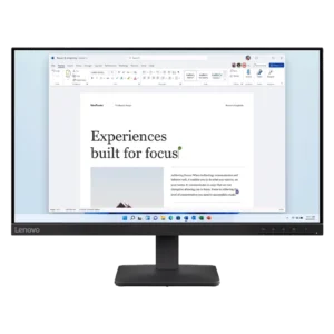 Lenovo L24-4e Monitor, 24" IPS Display, FHD Resolution, 100Hz Refresh Rate, 4ms (GtG @ Extreme) Response Time, 16.7M Color Support, 2.0 mm Side Bezel, Raven Black | 68C2KAC1AE
